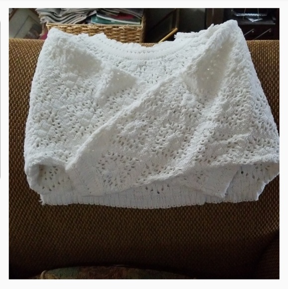 100% cotton cropped sweater - Picture 2 of 2